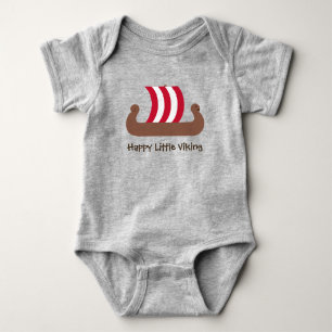 Bébé bateau Viking - Bébé nordique - Body