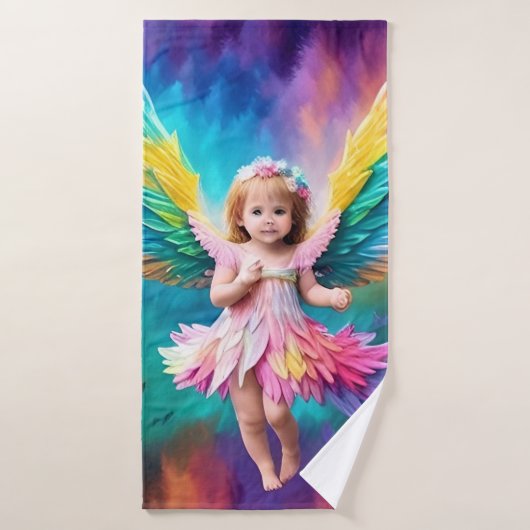 Bébé Bébé Ange ailes Art-38424 (Serviette de bain)
