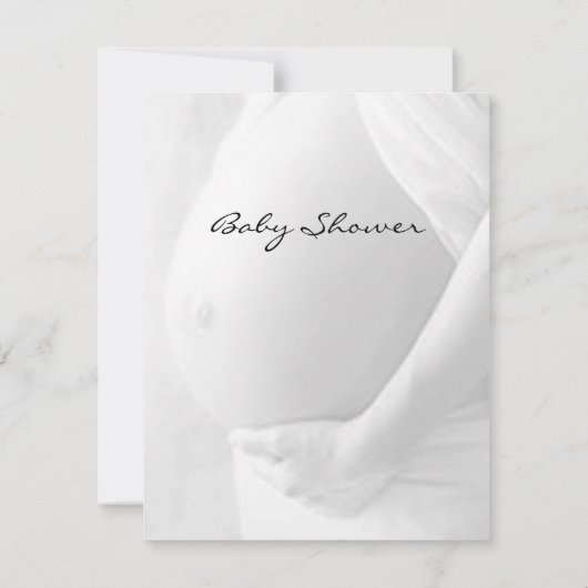 Bébé Bébé Bébé Invitation à la douche (Dos)