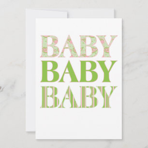 Bébé, bébé, invitation de bébé