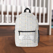 Bébé Bébé Motif à épingle imprimé sac à dos