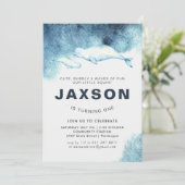 Bébé Beluga | Invitation de fête d'anniversaire (Debout devant)