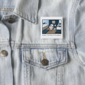 Bébé Blanc Tigre Hardship Badge Drôle Cartoon Chat (En situation)