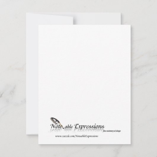 Bébé bleu animal mobile Faire-part bébé (Dos)