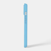 Bébé Bleu, Bleu Clair, uni, Bleu uni, (Côté gauche)