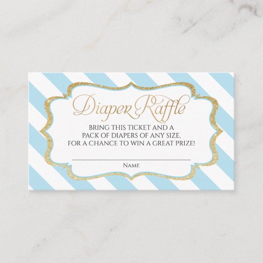 Bébé Bleu Bleu Stripes Cartes à rousseur (Devant)