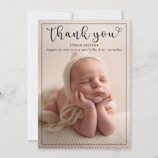 Bébé bleu clair garçon 2 Faire-part de naissance p (Devant)