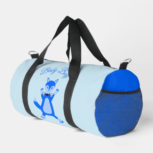 Bébé Bleu Cute Garçon Fox Custom Sac de couche per (Coin droit)