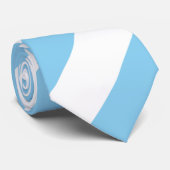 Bébé Bleu et Blanc Géant Diag. Cravate de bandes (Roulé)
