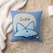 Bébé bleu étoile dormant / Coussin pour enfants (Couverture)