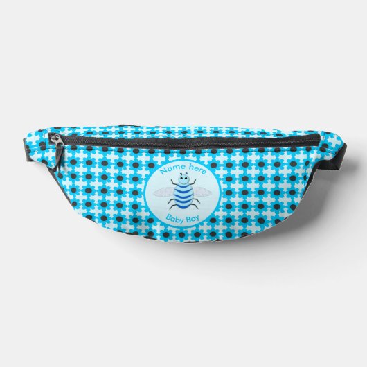 Bébé Bleu mignon Bee Bee Personnalisé (Poser)