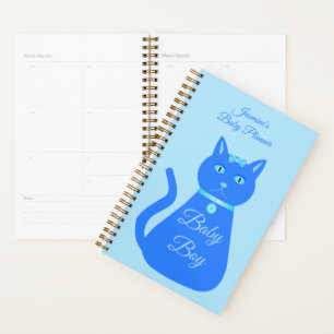 Bébé bleu mignon Chat garçon Grossesse personnalis