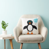 Bébé bleu mignon garçon Coussin de pingouin (Chaise)