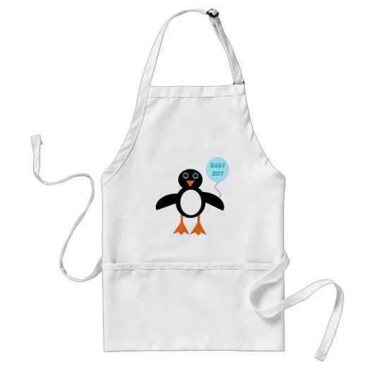 Bébé Bleu mignon Garçon Cuisine tablier (Devant)