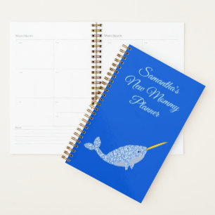 Bébé bleu mignon Garçon Narwhal Personnalisé Nouve