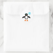 Bébé bleu mignon Stickers de pingouin garçon (Sac)