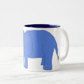 Bébé bleu mug éléphant (Devant droit)