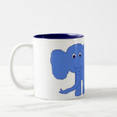 Bébé bleu mug éléphant (Gauche)
