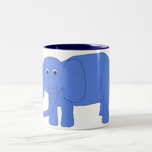 Bébé bleu mug éléphant (Centre)