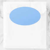 Bébé Bleu Ovale Sticker (Sac)