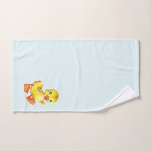 Bébé bleu pâle (Serviette à main)