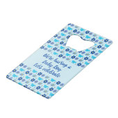 Bébé bleu Papillons et fleurs personnalisés (Dos Angle)