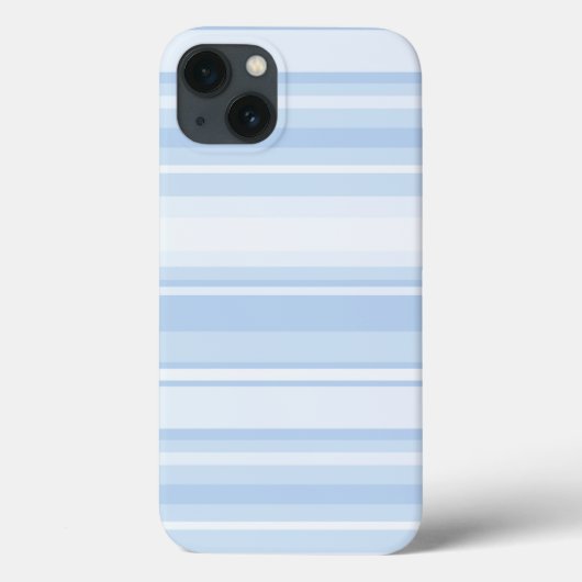 Bébé bleu rayures Coque-Mate coque iphone (Verso)