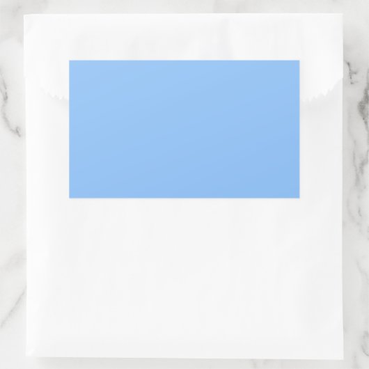 Bébé Bleu Rectangle Sticker (Sac)