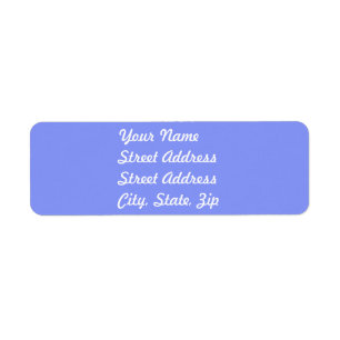 Bébé Bleu Retour Adresse Sticker