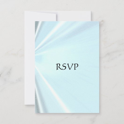 Bébé bleu satin RSVP (Dos)