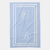 Bébé bleu serviette de cuisine initiale (Vertical)