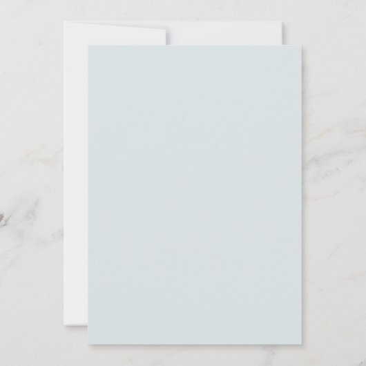 Bébé bleu sur Cloud Boy Baby shower Invitation (Dos)