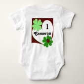 Bébé Body Cute Lady Bug & Clover Leaf 1er Annivers (Dos)