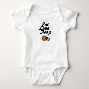 bébé body 'mange amour caca'