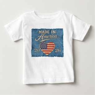 Bébé BodySuit et T-Shirt "Fabriqué en Amérique" pour bé