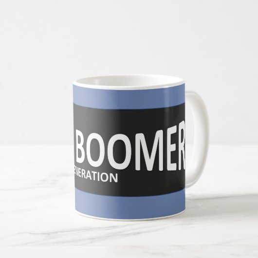 BÉBÉ BOOMER Mug (Devant droit)