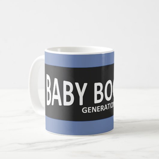 BÉBÉ BOOMER Mug (Devant gauche)