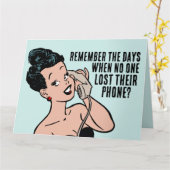 BÉBÉ BOOMER ROTARY TÉLÉPHONE CARTES D'ANNIVERSAIRE (Fleur jaune)