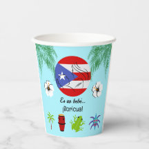 Bebe Boricua Puerto Ricaans Baby shower Blauw
