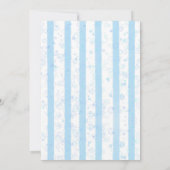 Bébé Boy Shower Invitation - Hot Air Balloon (Dos)