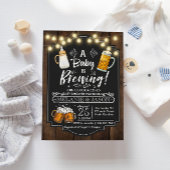 Bébé brasse Baby shower Invitation Bière