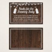 Bébé brasse Douche Livres rustiques Pour Bébé (Devant & derrière)