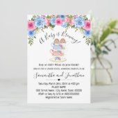 Bébé brasse Pâques Genre Reveal Tea invitation (Debout devant)