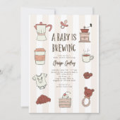 Bébé brasser Genre Neutre Baby shower Invitation (Devant)