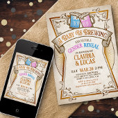 Bébé brasser Genre Révéler Invitation