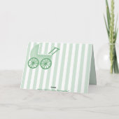 Bébé Buggy Merci rayé (Dos)