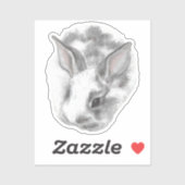 Bébé Bunny Vinyl Sticker (Feuille)