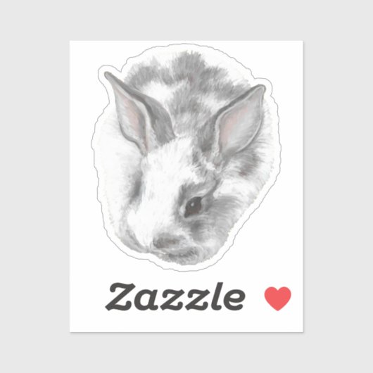 Bébé Bunny Vinyl Sticker (Feuille)