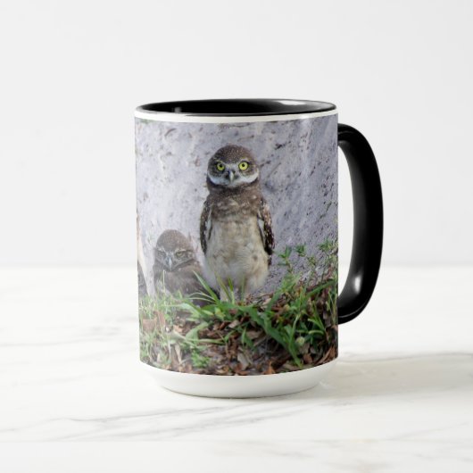 Bébé Burrowing Owl Mug (Devant droit)