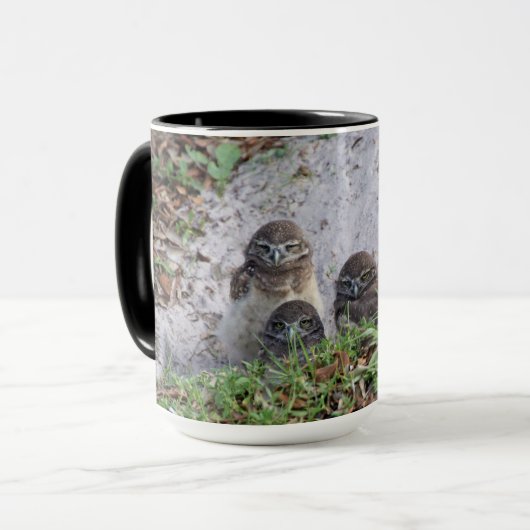 Bébé Burrowing Owl Mug (Devant gauche)